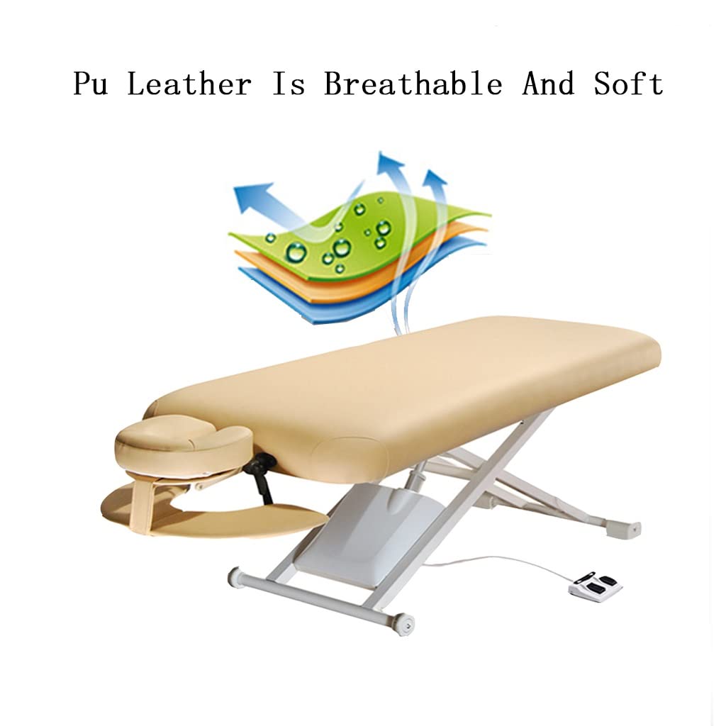 Elektrischer Massagetisch, Body Sculpting Tisch mit 7,5 cm Mehrschichtigem Kleinem Zellularem Weichem Schwamm, für Massage Tattoo Beauty Clubs