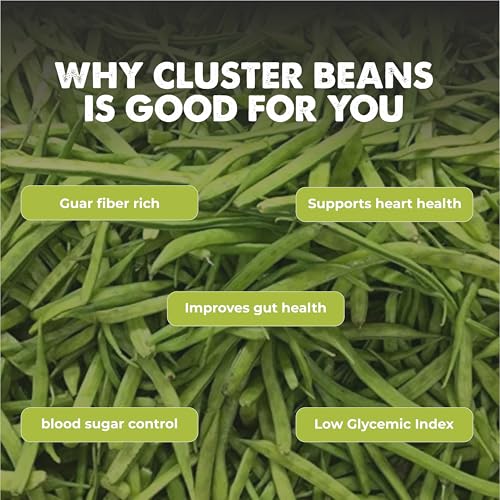Image of Cluster Beans (Gawar) (100 Seeds) Vegetable Seeds for Home Garden, Organic & Hybrid, Perfect for Home Gardening, Planting For Pots and Patio