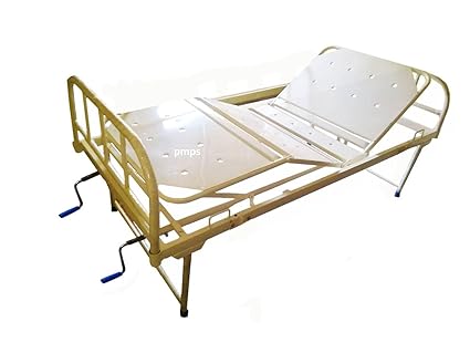 P.M.P.S. low height regular fowler bed for old aged, knee replacement, bed ridden patient at home or hospital