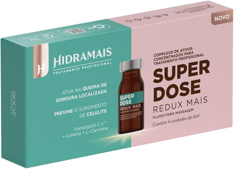Hidramais Redux Mais - Creme Redutor de Medidas e Celulite - Super Dose para o Corpo - Hidratação Intensa e Resultados Imediatos