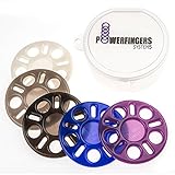 PowerFingers Klettern - Trainiere und kräftige deine Fingerstrecker, Handgelenksstrecker und Unterarme – Set mit 5 Trainings-Scheiben - Hilft bei Symptomen von Golf- und Tennisellbogen