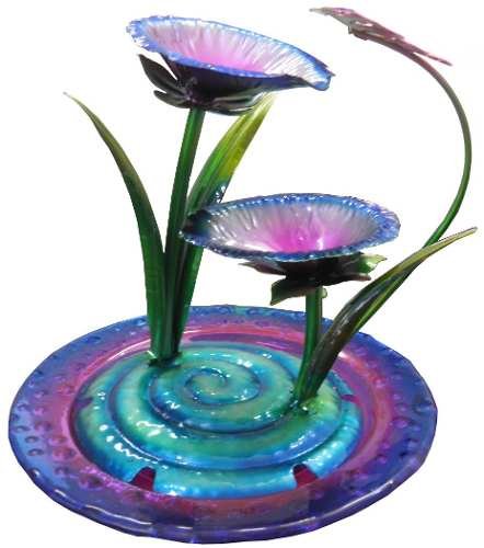 Fonte De Agua Cascata Deco Metal Borboletas para Decoracao Jardim e casa (FT-S)
