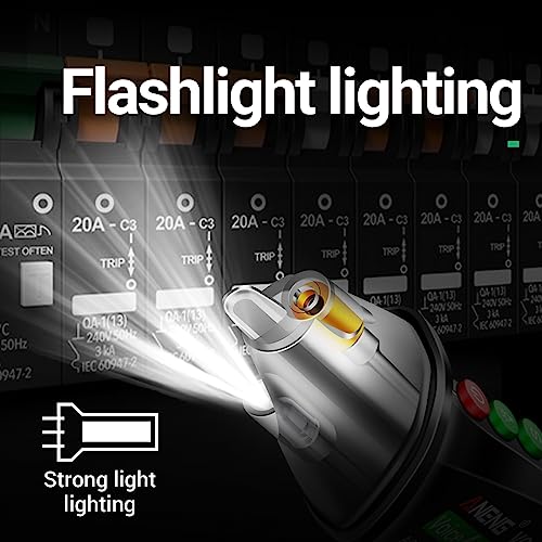 ANENG Voice Transmission Contactless Voltage Tester,Power Tool With LCD Display,Flashlight,Pocket Pen Detector,Sound Alarm,Wire Breakpoint Finder