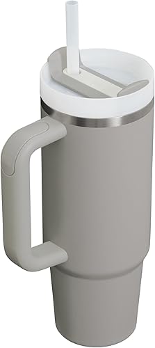 Miniatura 2 de Stanley Quencher H2.0 FlowState - Vaso aislado al vacío de acero inoxidable con tapa y popote para agua, té helado o café