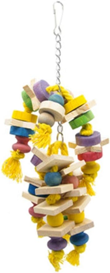 鳥のおもちゃ 若いまたは小規模鳥のためのあなたの鳥カラフルな自然の鳥のおもちゃのための完全なギフト 取り付けが簡単