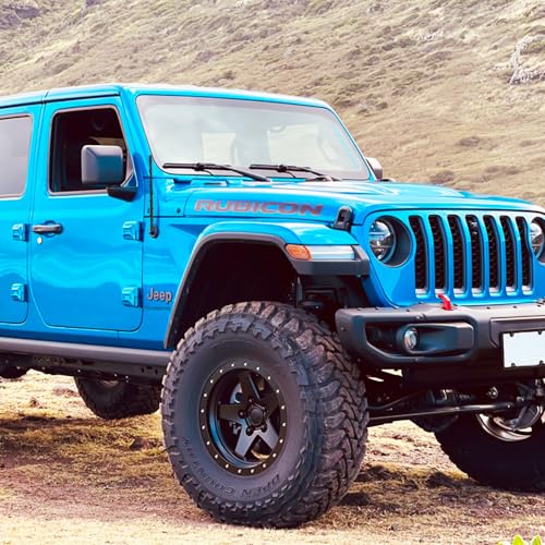 Image of BASIKER Antenna Fit for Jeep Wrangler Gladiator JK JT JL Rubicon Sahara | 2007-2025 2026, Unlimited 4xe Willys Mojave, Truck Accessories, Car Radio Antenna Factory Replacement, Unique Design, 13 Inch