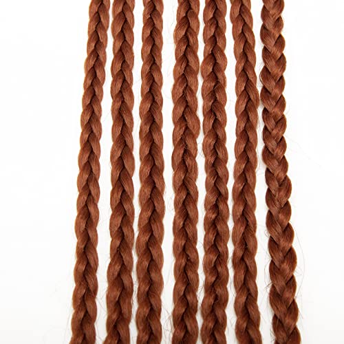 Box Braids Crochet Hair 6Packs Crochet Box Braids 22Inch Pre-Looped Ginger Box Braid Synthetic Crochet Braids For Black Women (350#, 22Inch) #TOP6