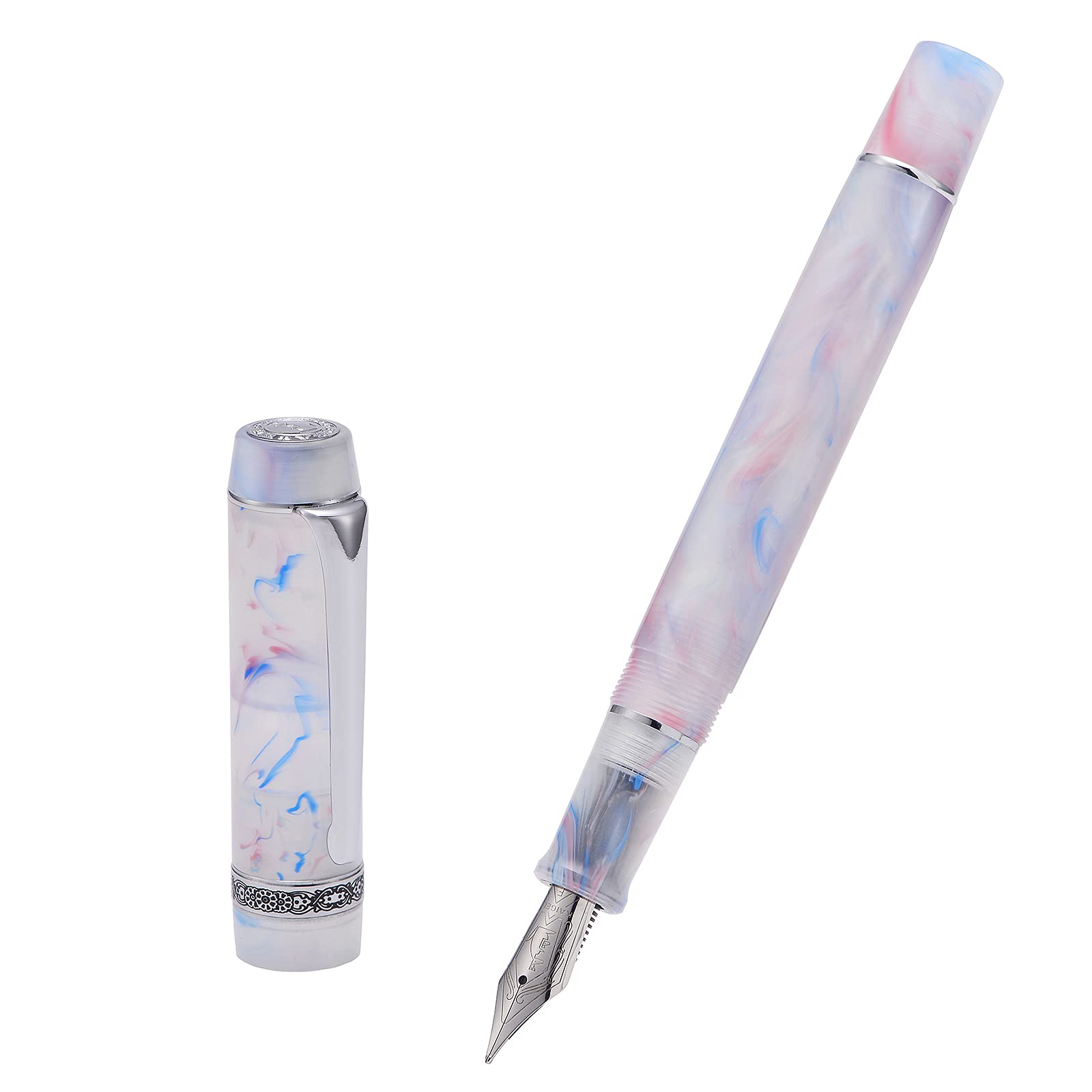 Lanxivi Kaigelu 316 Fountain Pen Fine Nib Point Flaky Clouds