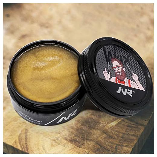 JVR Men's Hair Wax Premium Styling Hair Wax for Men with High Shine Finish Medium Hold 2.82oz (pack of 1)