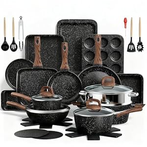 Pots and Pans Set Non Stick, 31 Pie...