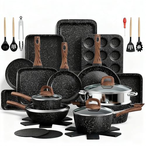 31 Piece Nonstick Cookware & Bakeware Set