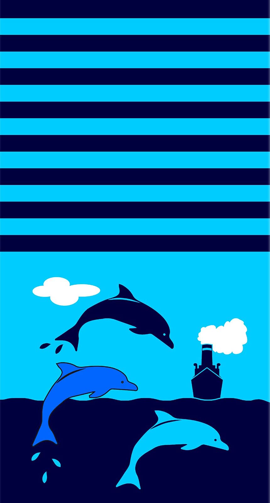 YIFONTIN Beach Towel Velour Throw Blanket Extra Large XL 34x63 inch 100% Cotton Soft Absorbent Gift for Sports Bath Swimmimng Pool Vacation Travel