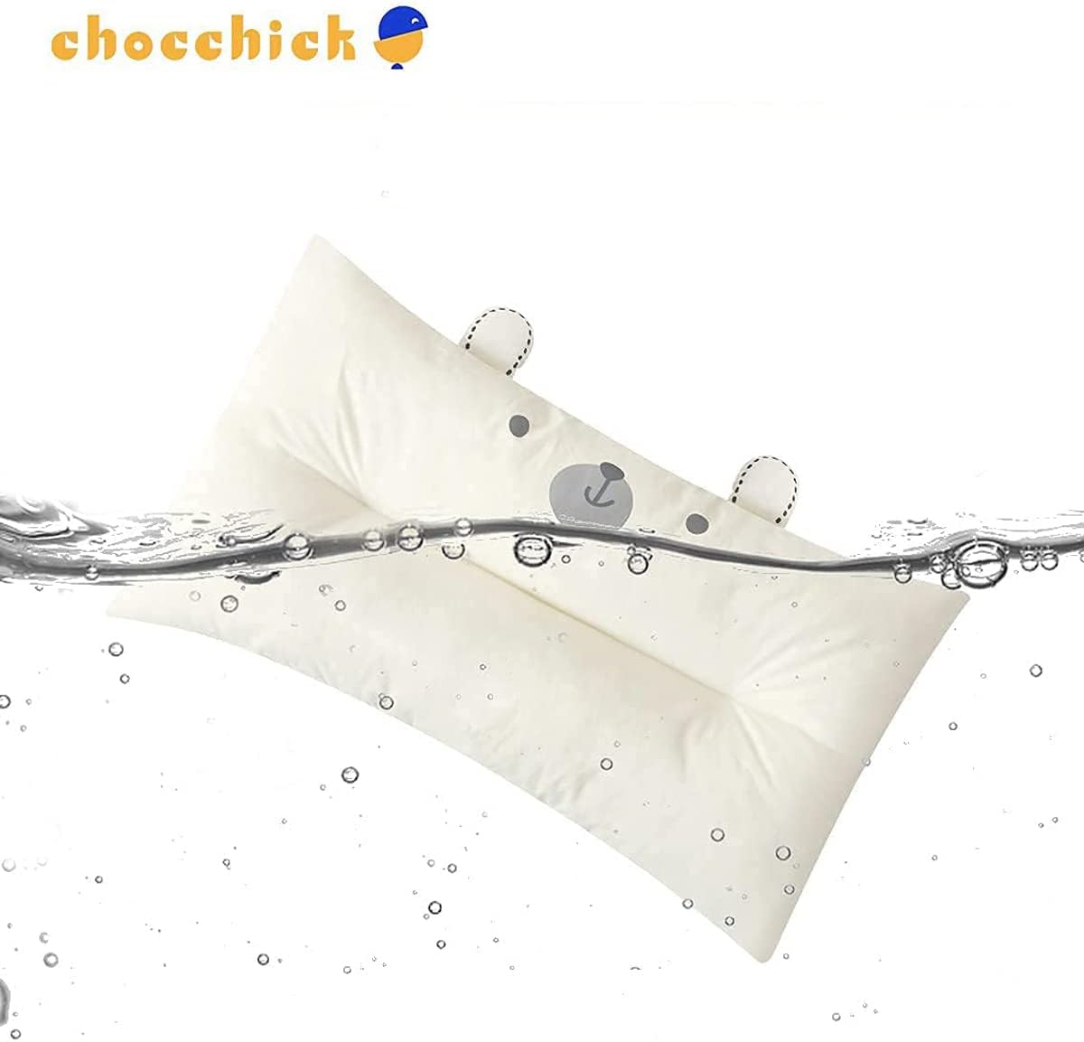 ChocChick Toddler Pillow, Soft Hypoallergenic Baby Pillows, Machine Washable, 20X12'' Child Cute Animal Design, Perfect for Kids Sleeping Pillow,Baby Crib (Bear) : Baby