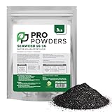 Pro Powders Cold Processed Seaweed Extract Powder 3LB - Ascophyllum Nodosum Kelp Extract - Makes up to 5400 Gallons - Supports Root Growth, Stress Resistance & Nutrient Uptake