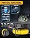 Anysun Sewer Camera with Locator, Self Leveling, Distance Counter, 7MM Thicker Cable, 165Ft/50M Pipe Inspection Cameras with 9'' 1080P Monitor, Video Drain Camera IP68 Industrial Borescope Snake, 32GB