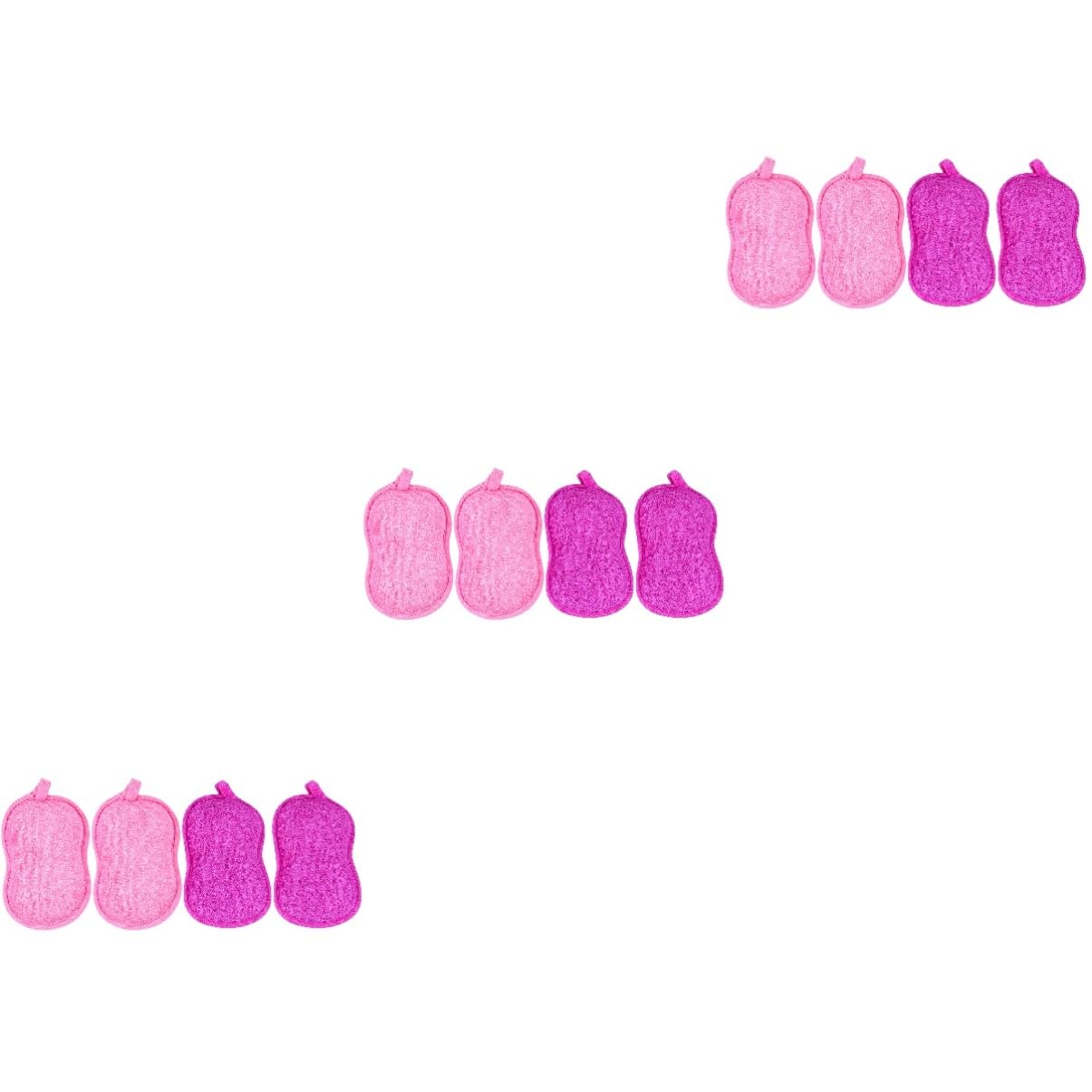 DOITOOL 12 Piezas Esponja De Baño Esponjas Naturales Esponja Para Platos Naturales Toallitas a Granel Esponja Bebe Depurador De Bañera Toallas Suaves Filamento Hombre Cuerpo Toalla De Baño