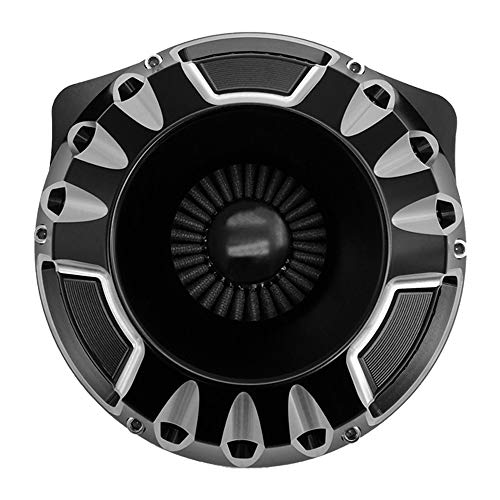 Air Filter Motorcycle Intake Cleaner Cnc Cut Kit Black For Harley Model Touring Street Glide 2008 - 2016 Softail 2016 - 2017 Fitment - C #TOP1