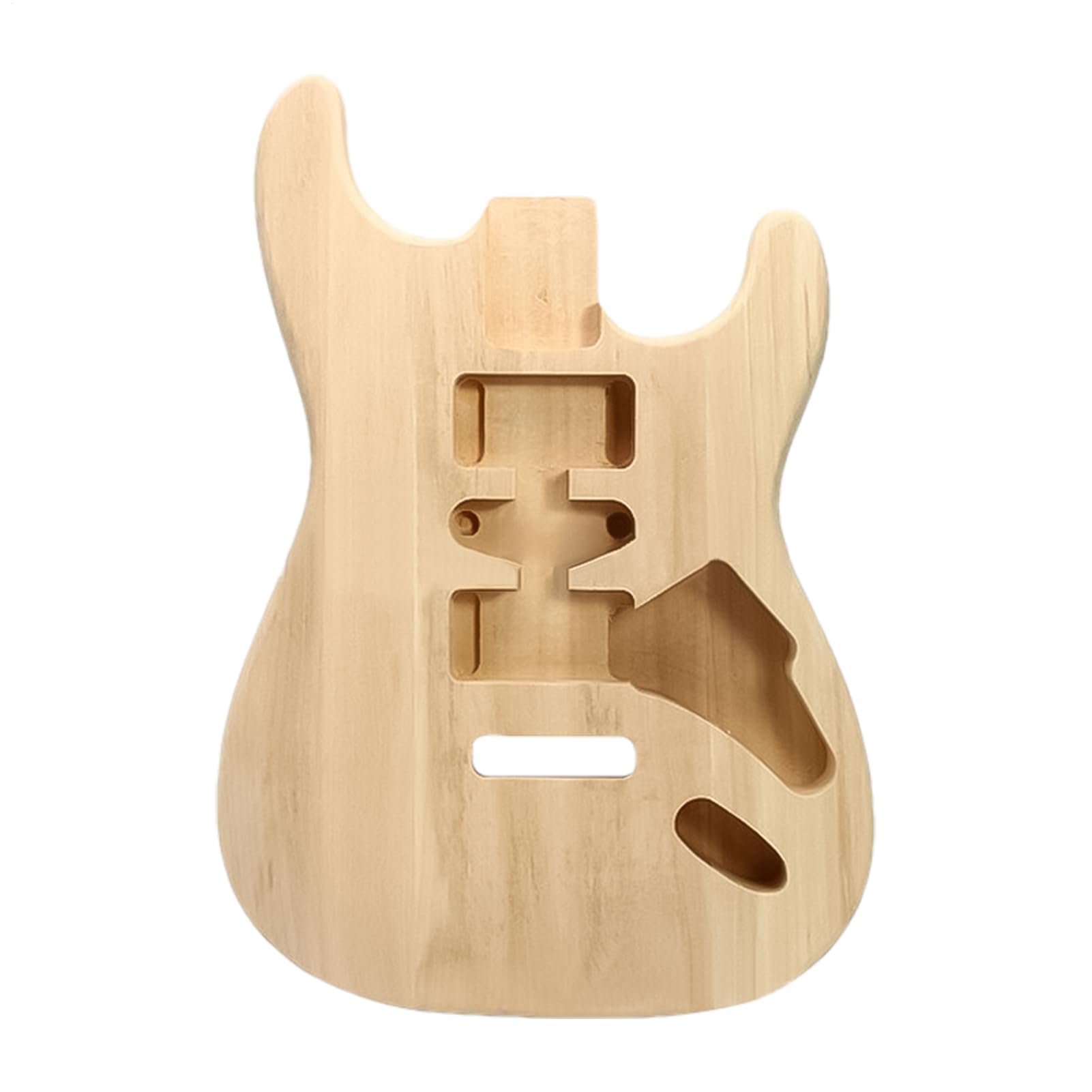 Corpo Di Chitarra Elettrica Accessorio per Costruzione Strumenti | Parte Grezza Non Finita Per Laboratorio Studio Aula Principianti Professionisti Musicisti Hobbisti