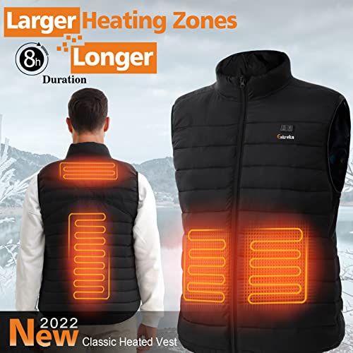 Eskreka Heated Vest For Men With Battery Pack Included, Lightweight Mens Electric Vest, Heated Jackets For Men Rechargeable #TOP1