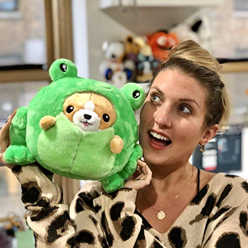 Image of Squishable / Undercover Corgi in Frog 7 inch Plush