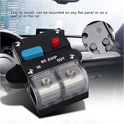 Fusible de audio para automóvil 100A con interruptor de circuito térmico 8