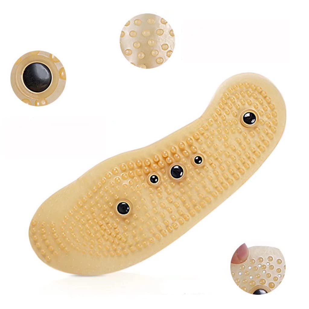 Acupressuur-inlegzolen, magnetische massage-inlegzolen, orthopedische inlegzolen voor dames en heren, voor platvoeten, plantaire fasciitis, voetpijn