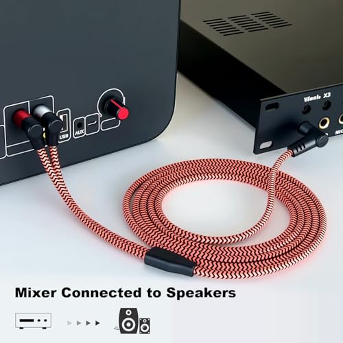 Cable TRS 6.35 mm a 2 RCA macho de 3 metros divisor de audio analógico Youii 7