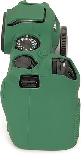 Miniatura 8 de Rieibi Funda protectora de silicona suave para cámara Canon EOS R8 EOSR8, funda ligera para cámara EOS R8 - Verde