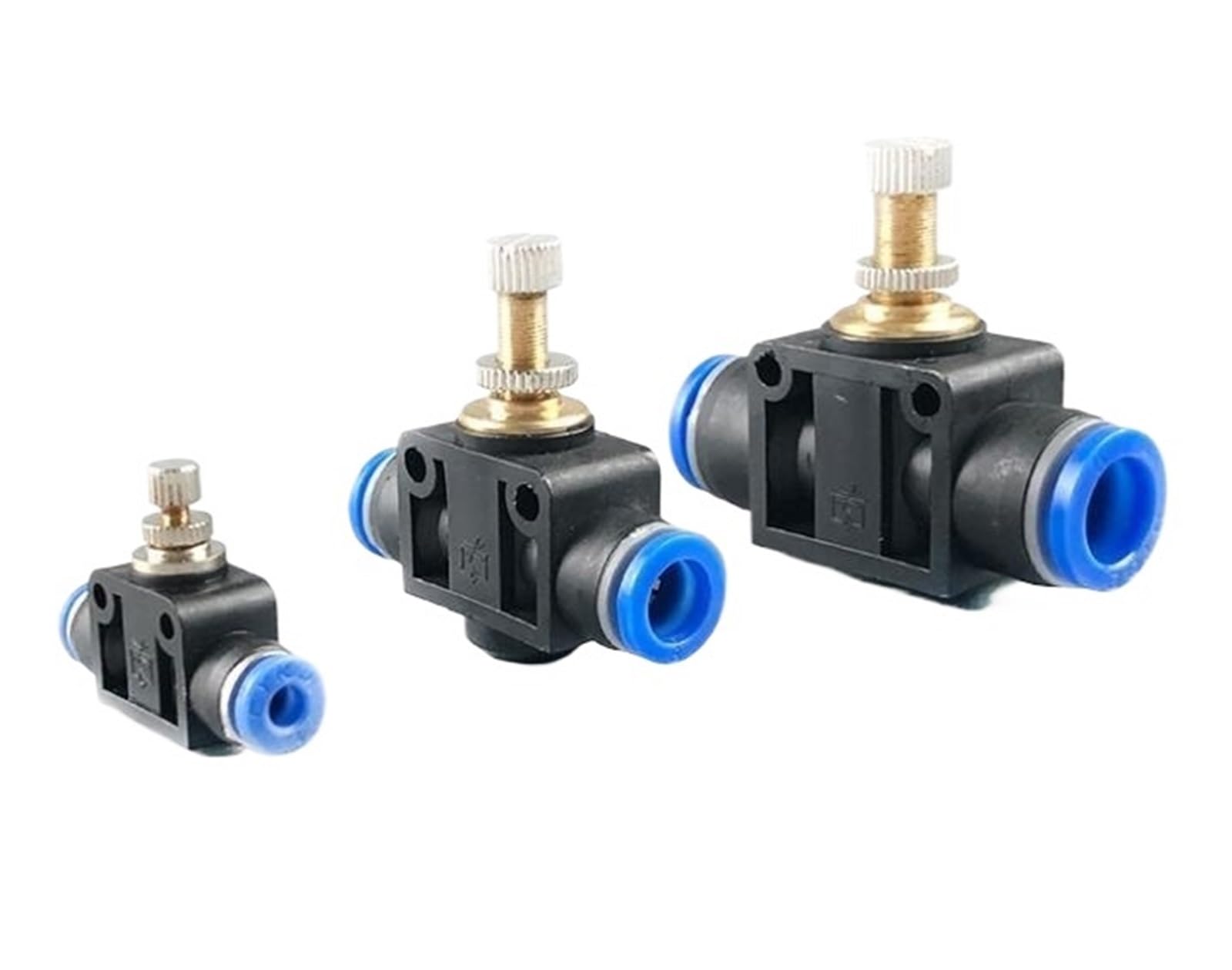 1PC Pipeline Regulating Throttle Valve PA SA 4/6/8/10/12mm Cylinder Air Tube Source Pneumatic Push in Fittings(SA4)