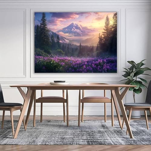 Tableau paysage encadré pour habiller un mur vide 40x60 - 3