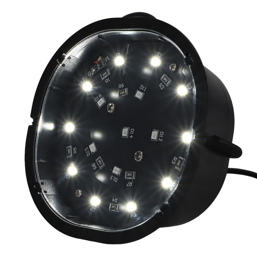 Hobby Terraristik Terra Fix & Easy Nano LED I Iluminación LED regulable para terrarios I Lámpara de terrario con temperatura de color ajustable I Iluminación de terrarios para reptiles, anfibios y