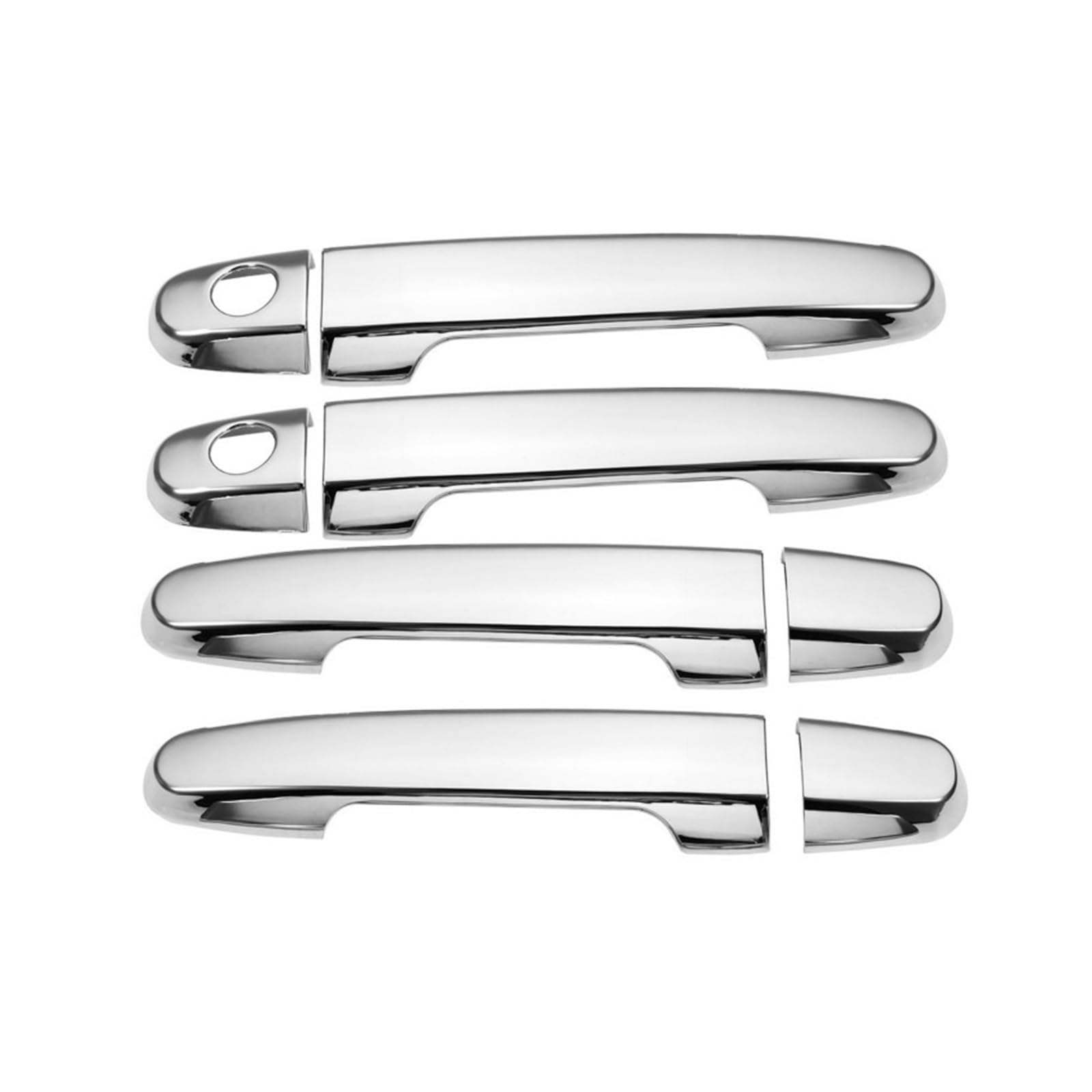 Drezzo 2 Keyhole 2 Car Exterior Door Handle Car Door Handle Cover Bowl Trim For Toyota For Corolla For Axio For Altis 2008-2013(2 Keyhole 2)