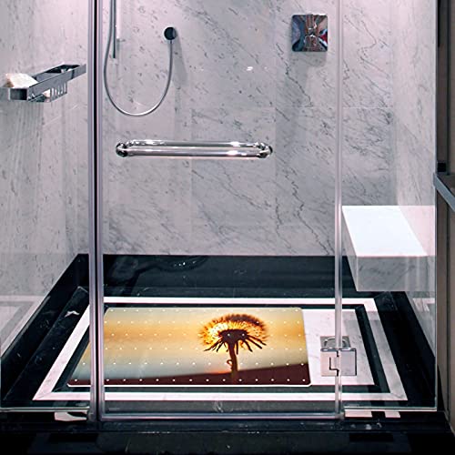 Alfombrilla de ducha antideslizante Flower Nature con 112 ventosas para baño de hotel 7