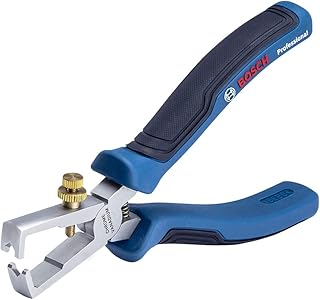 Bosch Professional 1600A01V03 160 mm Wire Stripper (Chrome-Vanadium Steel, Soft Grip), Blue