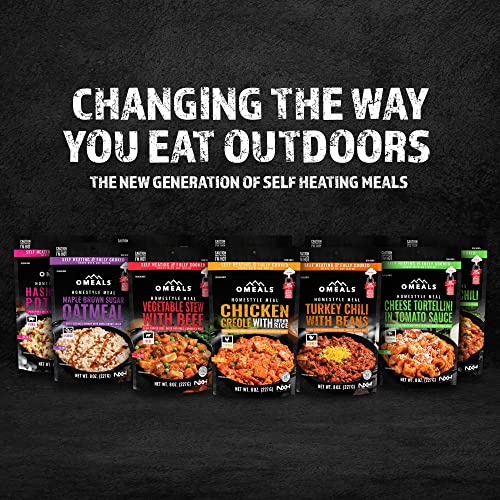 Omeals Backpacking Meals | 6 Good To Go Meals For Hiking Food | Self Heating Meals Ready To Eat Fresh | Just Add Water Meals & Camp Food | Emergency Food Supplies | Camping Food For Backpacking | Mre #TOP7