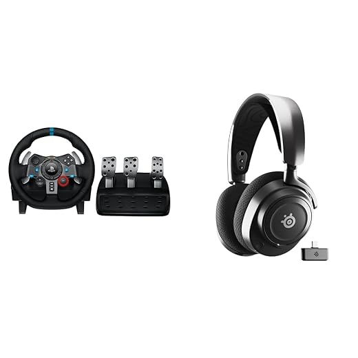 Logitech G 29, Driving Force & SteelSeries Arctis Nova 7 Wireless