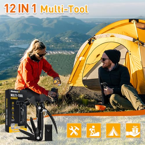 Stocking Stuffers for Adults Men, Gifts for Men 12 in 1 Hammer Multitool - Image 5