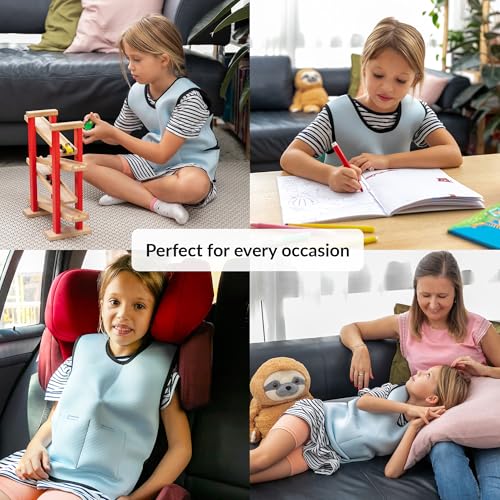 Gilet lesté pour enfants sensoriel et ajustable contre l'anxiété