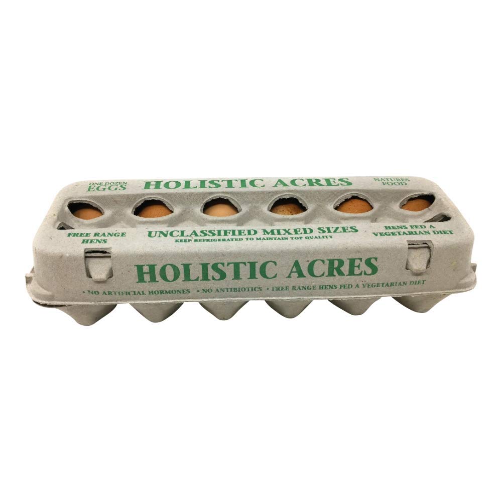 HOLISTIC ACRES Large Grade A Eggs, 12 CT