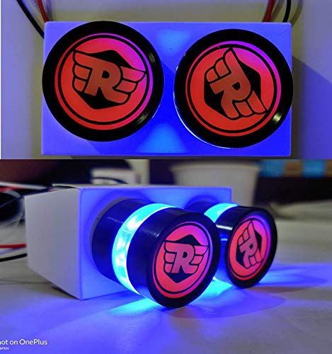 Gear UP Metallic Handle Bar End Dual Led Bike Turn Signal Indicator Light (Blue) for RE Classic 350-image-3