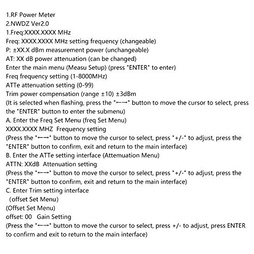 Rf Power Meter, 1-600Mhz -60～-5 Dbm Settable Power Attenuation Digital Display Of Signal Strength, Rf Logarithmic Detector Amplifiers #TOP6