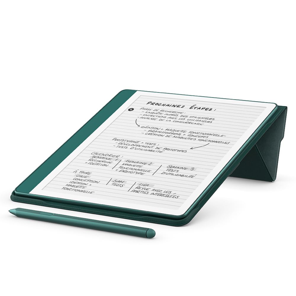 Étui à rabat avec système d'attache aimanté pour Amazon Kindle Scribe | Étui de protection élégant | Cuir premium