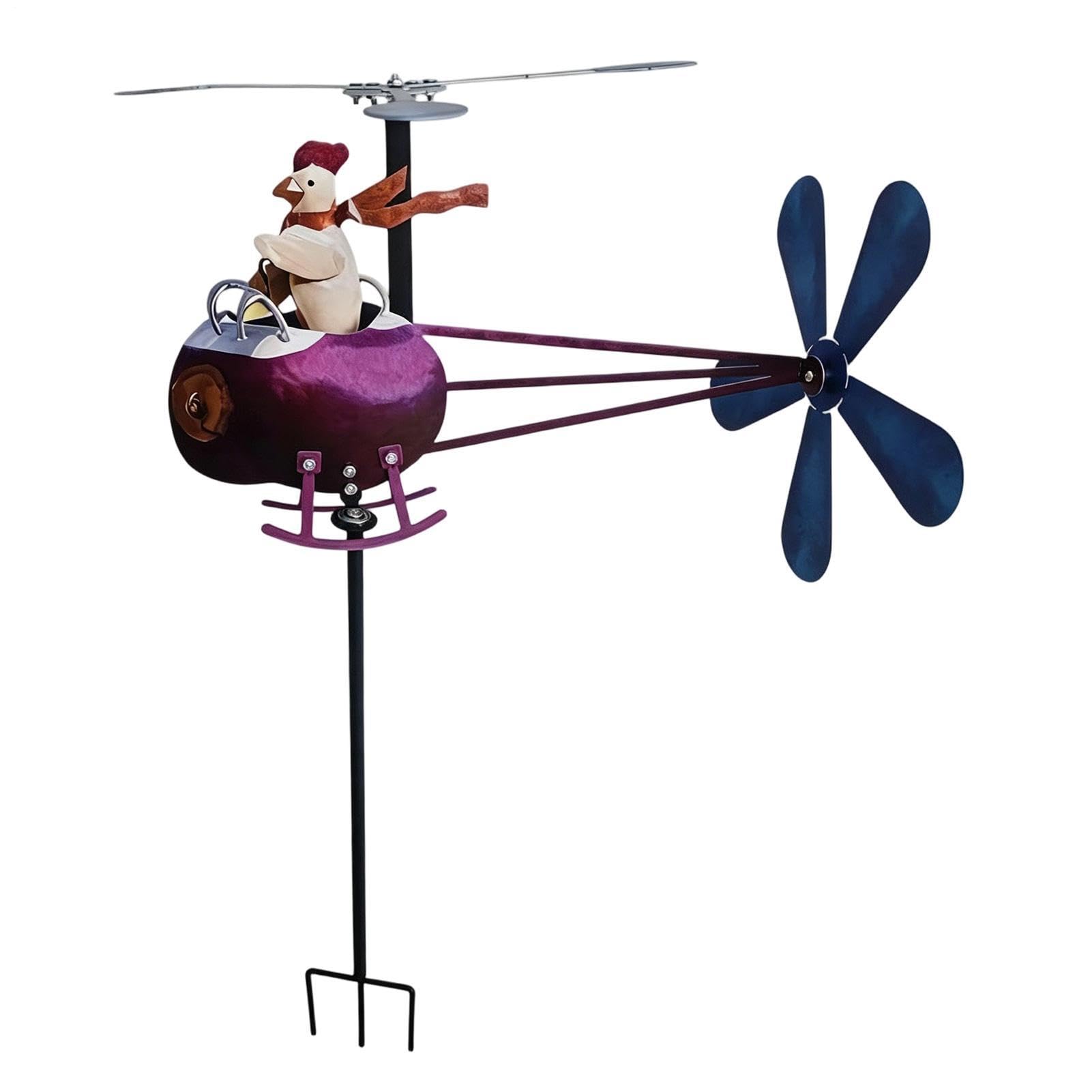 Carillons à vent d'arbre suspendus, jouets pinwheel extérieurs et flûte météo
