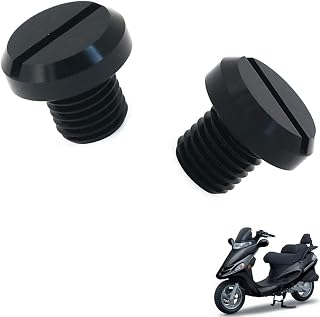 2PCS motorcycle mirror plugs, Compatible with Kymco Dink 125 Classic,Motorcycle rearview mirror plug blind plug tuning accessories