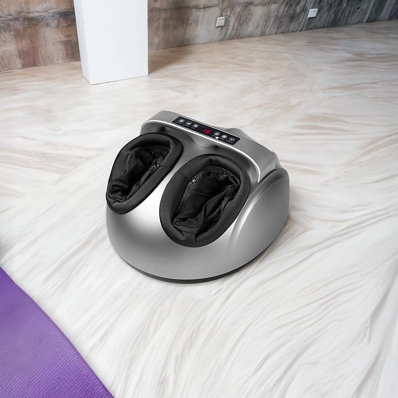 GLOBAL RELAX® | VITALZEN MINI PREMIUM Massaggiatore elettrico per i piedi | Massaggio a 360° I Compressione | Macchina per alleviare il dolore I Circolazione dei piede stanchi