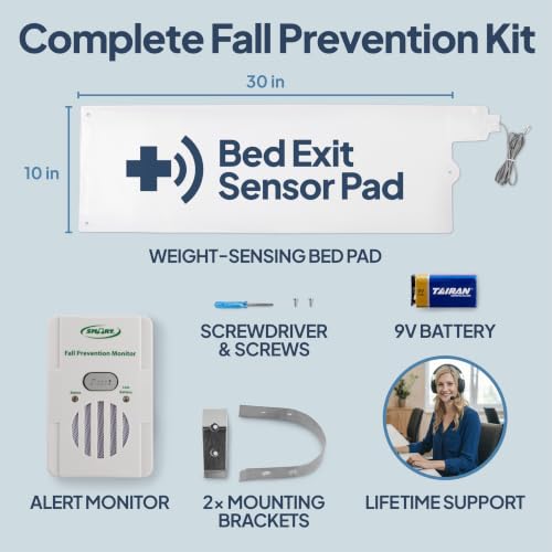 Image of Smart Caregiver Bed Alarm for Elderly Adults, Alerts You When They Get Up