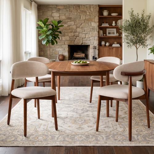 Lighluxstly Mid Century Fabric Chairs