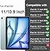 Hülle für iPad Air 11 Zoll M4 2026/M3 2025/M2 2024, iPad Air 5/4 2022/2020 10,9 Zoll mit Stifthalter, Magnet-Trifold Hülle mit iPencil 2. Gen Aufladen, Auto Schlafen/Wachen, TPU Schutz, Dunkelblau