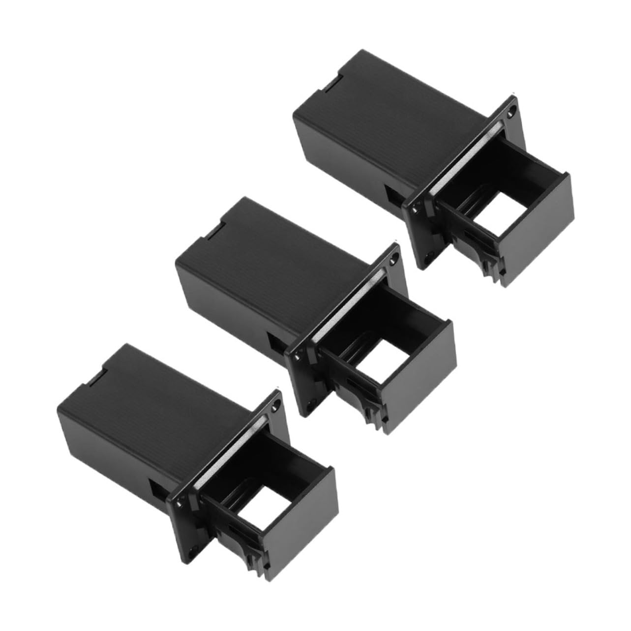 Vaguelly 3Pcs Guitar Pickup Battery Holder Replacement Battery Case for Electric Bass Guitar Durable and Simple Design Convenient Accessory for Music Instruments