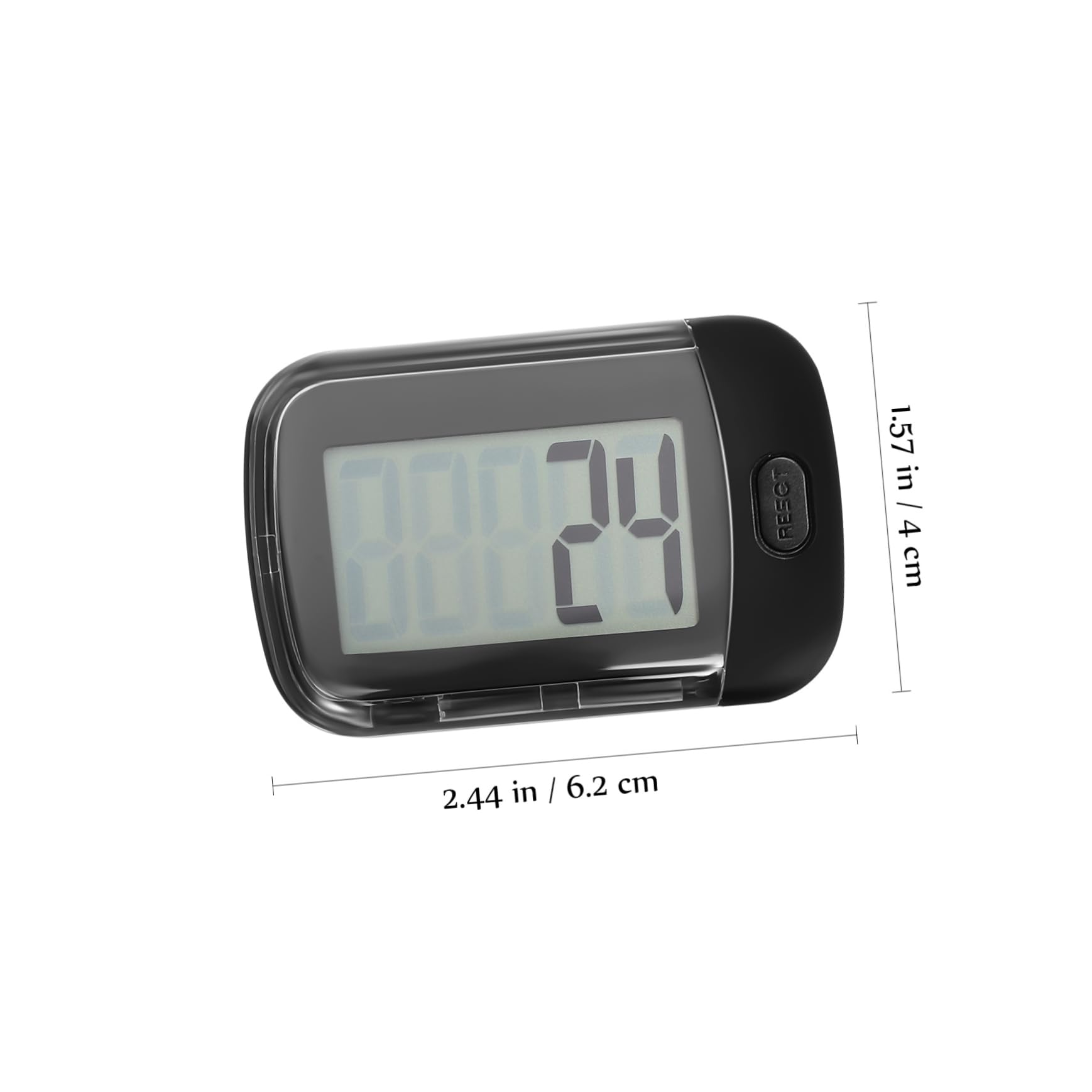 2 Pièces Podomètre Portable avec Clip Compteur pour Course pour Âges de Fitness